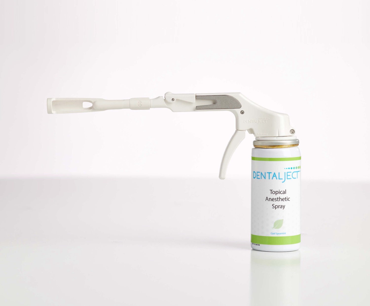 DentalJect Topical Anesthetic Spray canister and applicator
